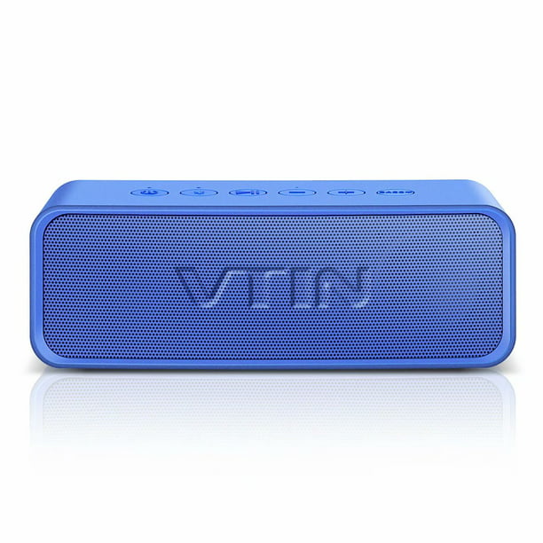 Built-in Microphone VTIN Portable Outdoor Speakers Bluetooth Black Bluetooth Speaker Waterproof with HiFi Sound Big Bluetooth Speakers with 30 Hours 